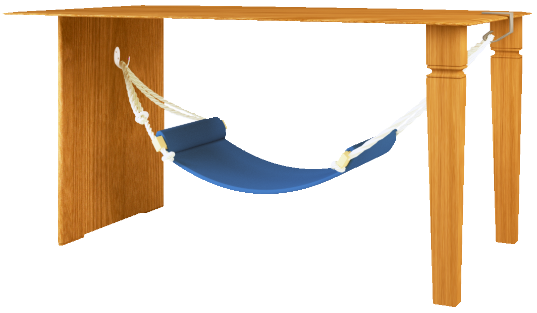 Гамак для ног под столом